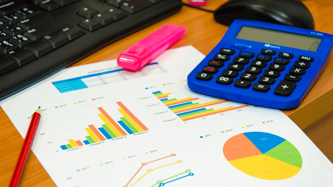 Financial widgets section background